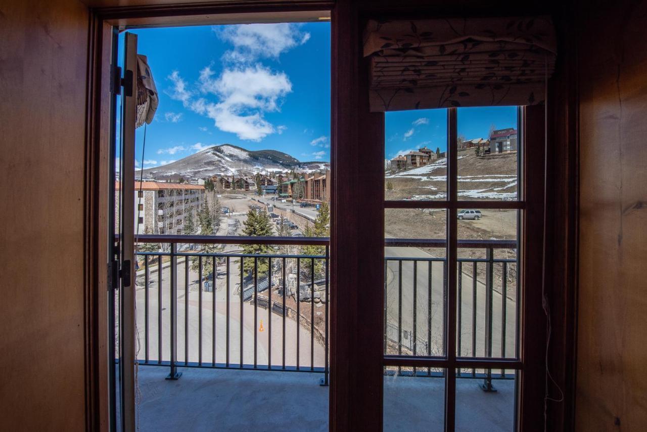 Two Bedroom Condo With Balcony Over Mountaineer Square - Just Steps From The Slopes! Condo 克雷斯特德比特 外观 照片
